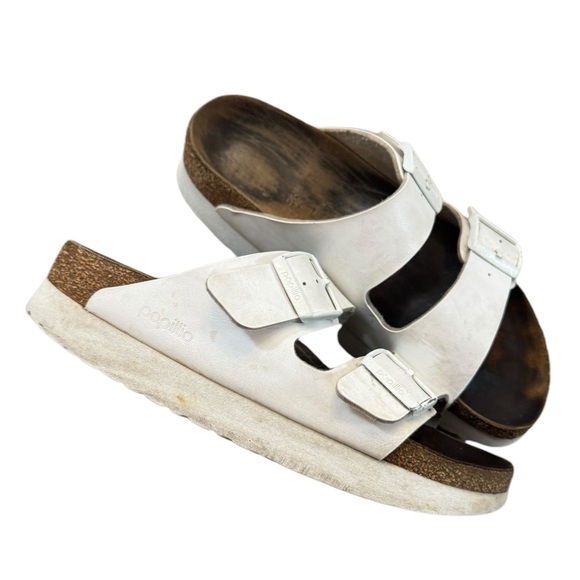 Birkenstock Papillio Arizona Platform WHITE Vegan 40 - Picture 3 of 8